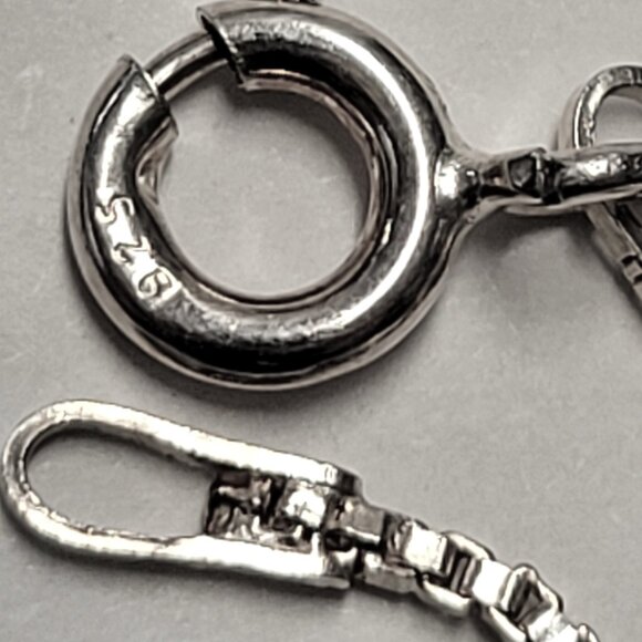 MENS 24 inch 925 Sterling Silver Italy Necklace, 925 Sterling Silver Italy Chain - Picture 15 of 16